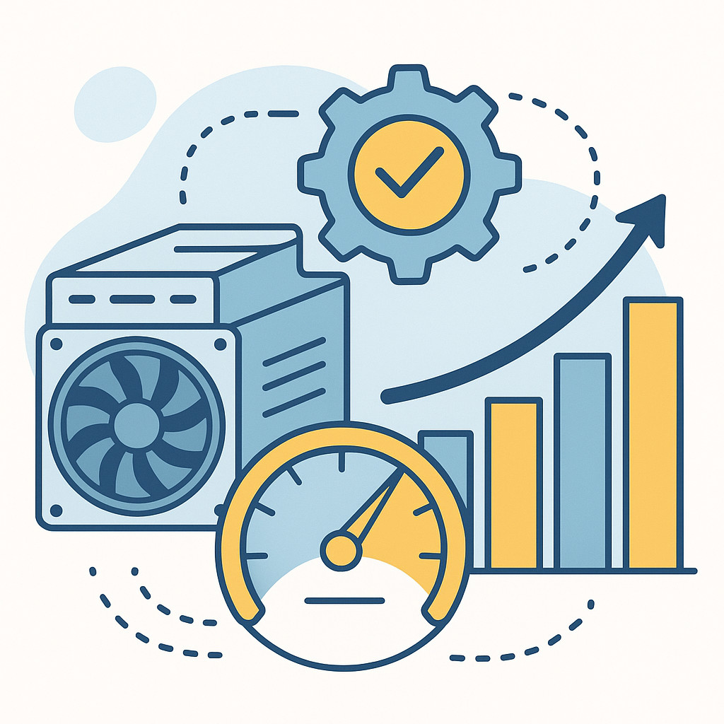 Mining efficiency performance optimization technical metrics